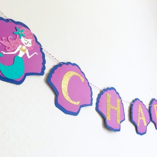 Personalised Mermaid Banner
