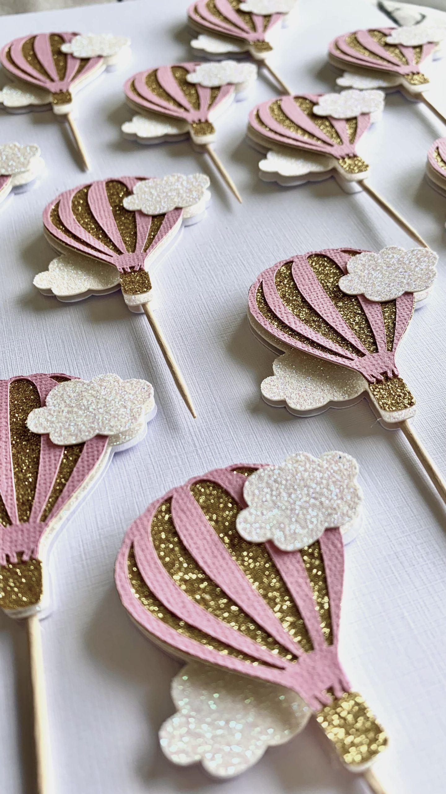 Hot Air Balloon Cake/Cupcake Toppers - Image 5
