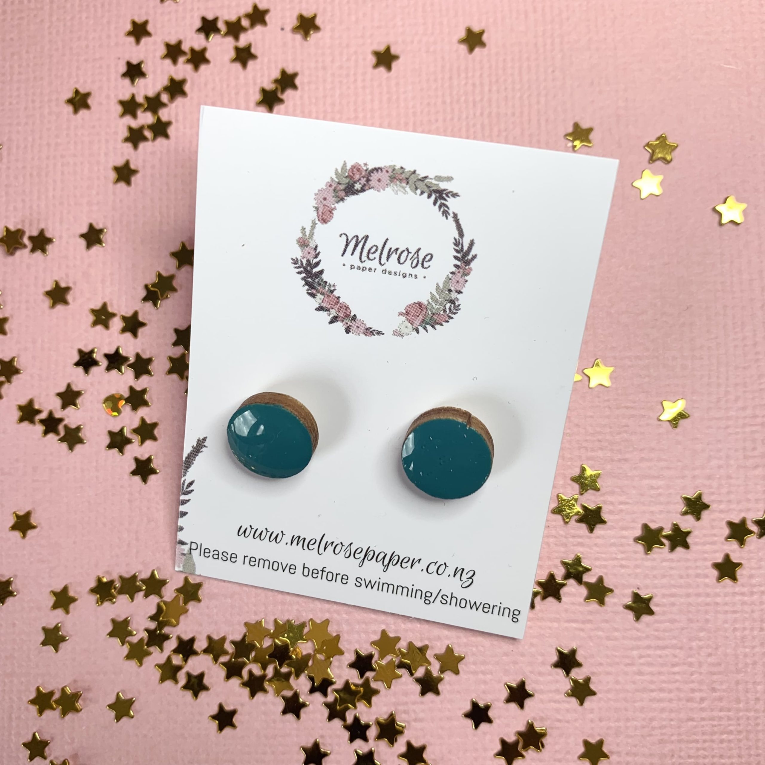 Geometric Circle Stud (Multiple Colours) - Image 6