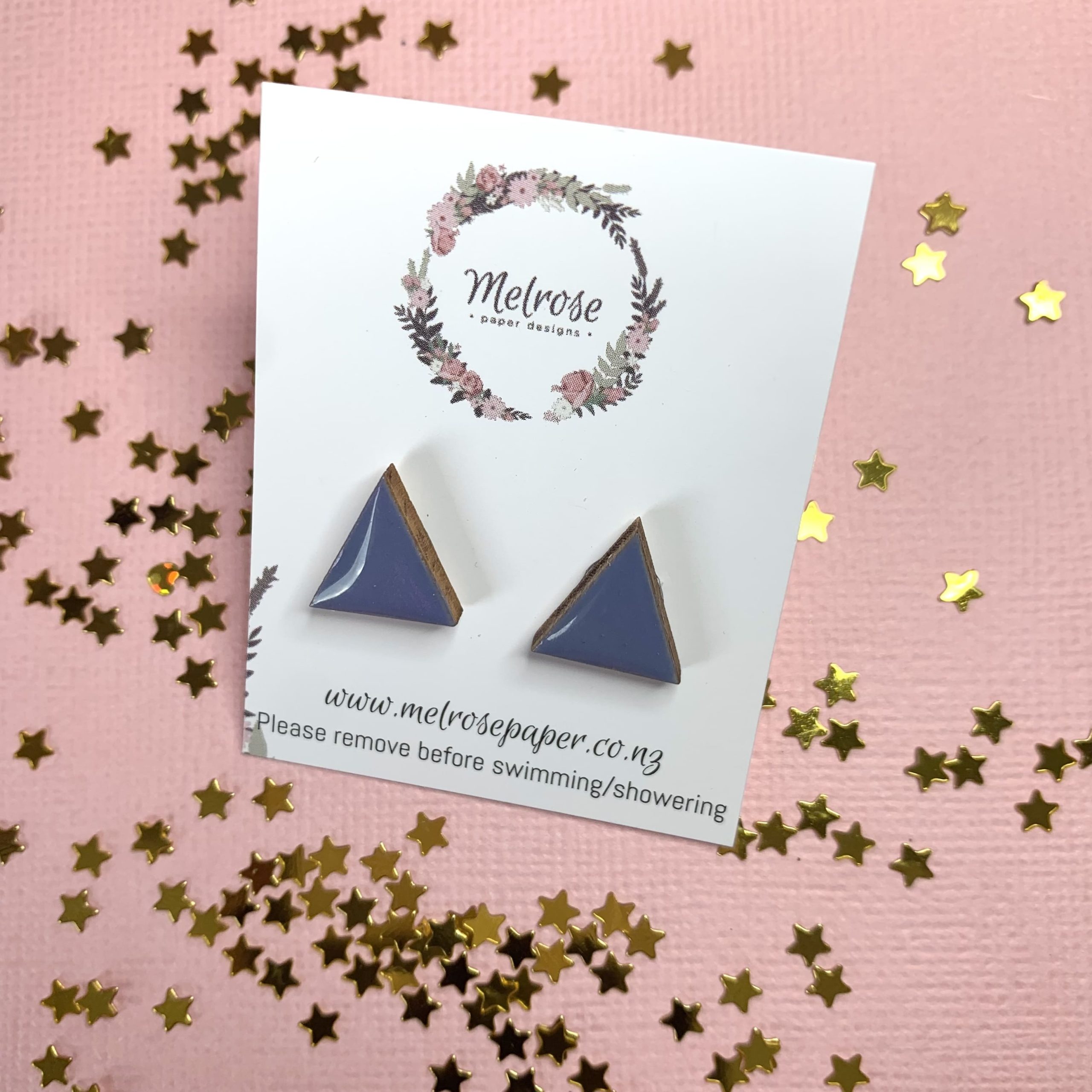 Geometric Triangle Stud (Multiple Colours) - Image 10