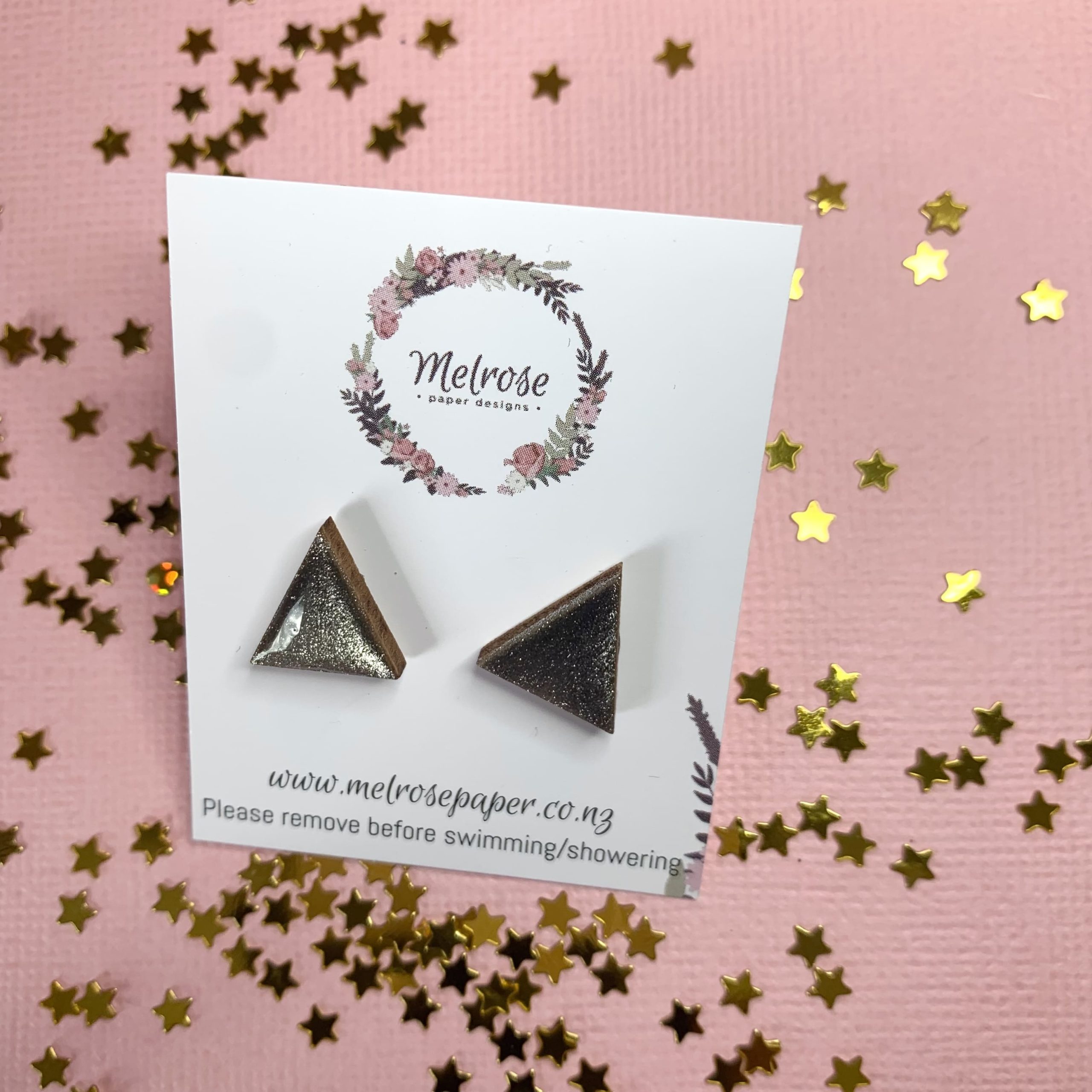 Geometric Triangle Stud (Multiple Colours) - Image 14