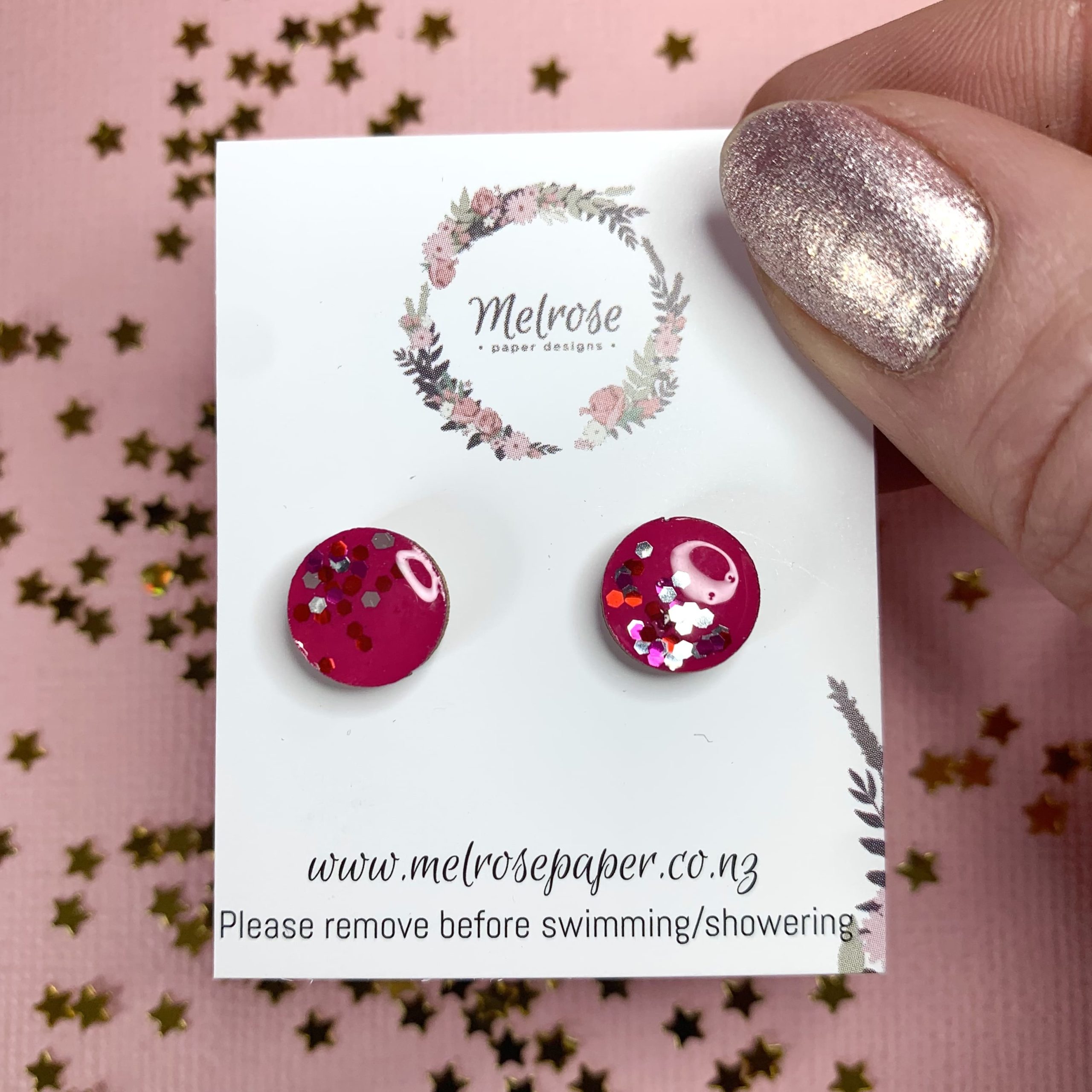 Geometric Circle Stud